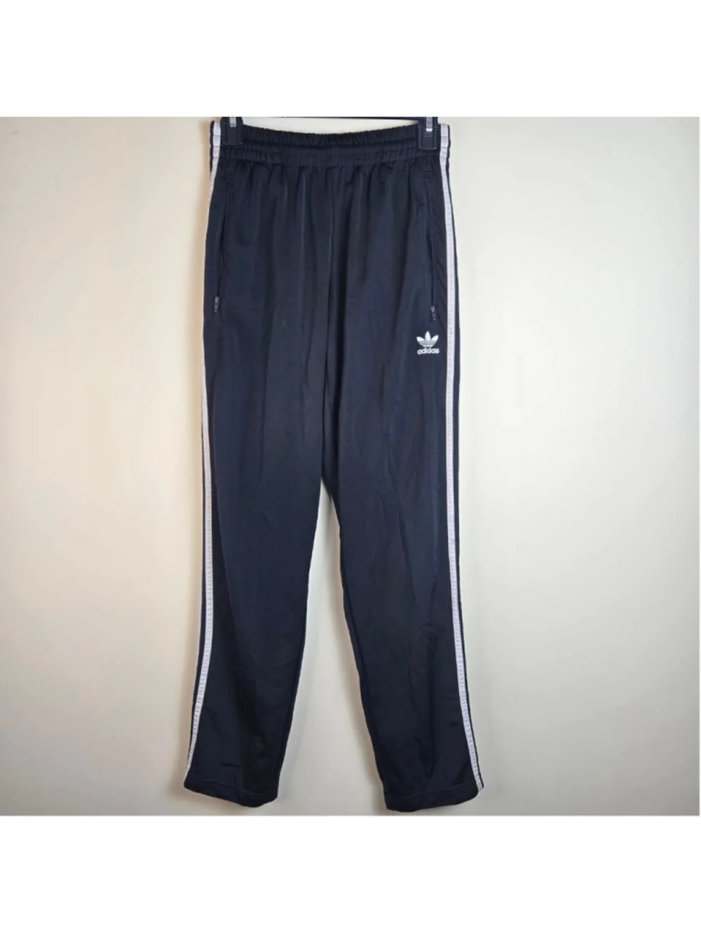 Men's Adidas Black & White Track Pants S